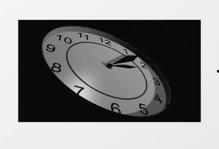 时钟视频素材,视频素材中的时间流转与生活节奏