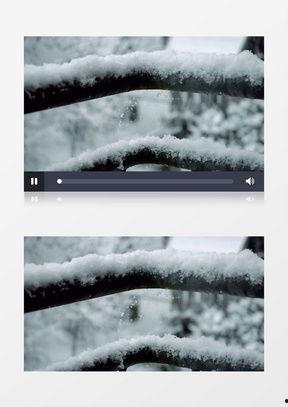 下雪视频素材,冬日雪景视频赏析