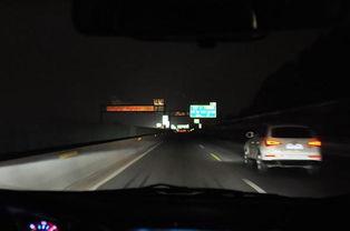 夜晚高速开车视频