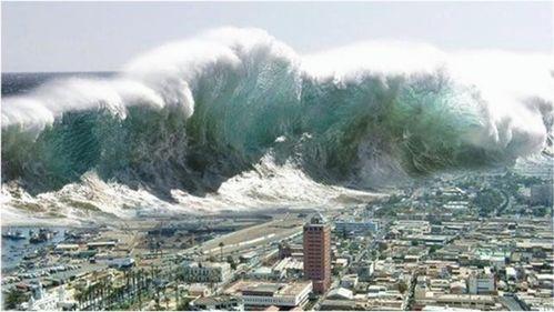 海啸的视频,海啸震撼瞬间纪实